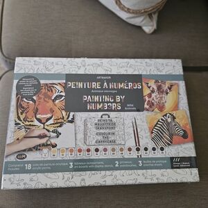 HINKLER artMaker Painting by Numbers wild animals art set